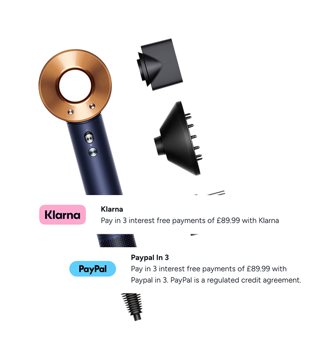 Buy now pay later messaging