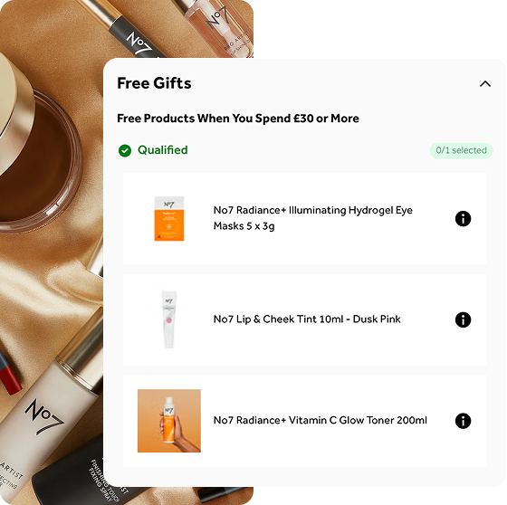 Free gift reminder