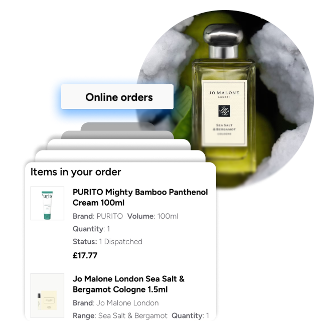 Order history / my orders