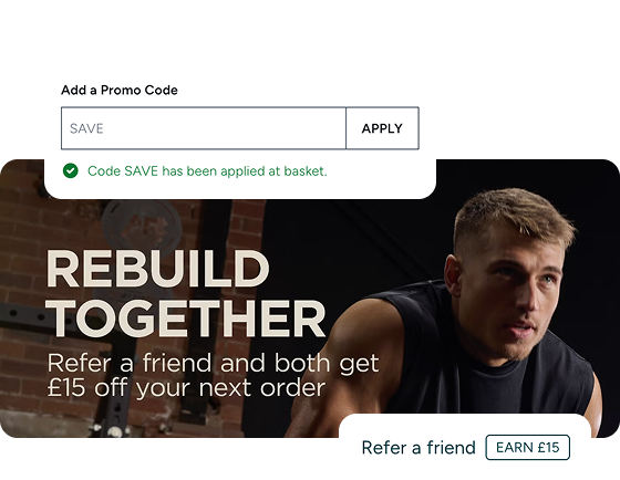Promo / discount / referral codes