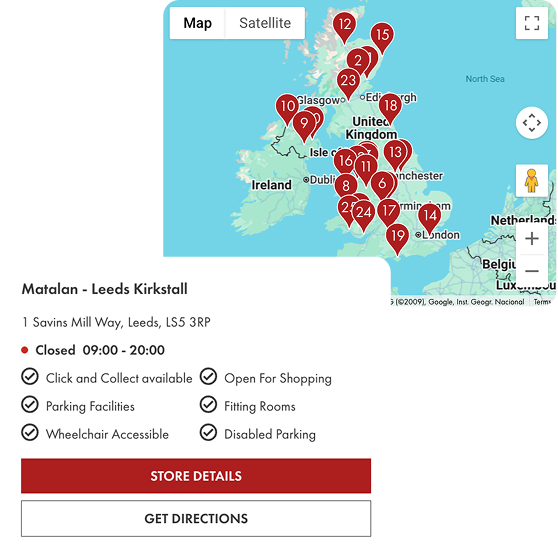 Store locator