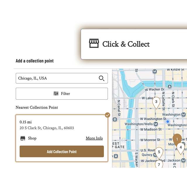 Store locator / click & collect