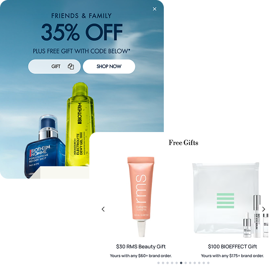 Voucher & promo widgets